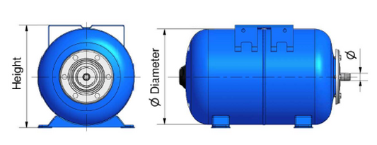 Tanque Pressurizado 24LT - HYDROTUBE